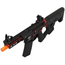 Lancer Tactical Low FPS Enforcer Needletail Skeleton M4 Airsoft Rifle (Color: Black & Red)