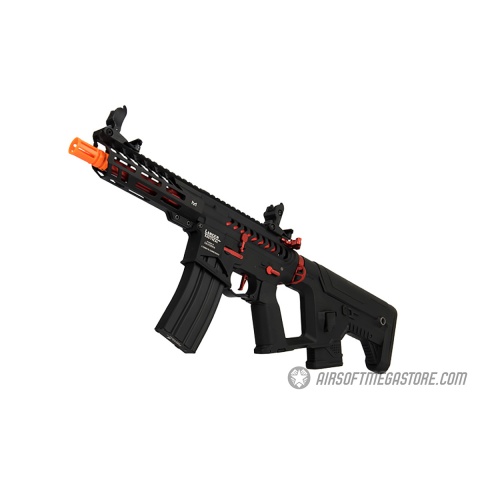 Lancer Tactical Low FPS Enforcer Needletail Skeleton M4 Airsoft Rifle (Color: Black & Red)