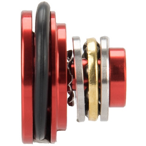 Lancer Tactical Reinforced CNC Aluminum Piston Head w/ Ball Bearings - RED