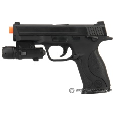UK ARMS G53 Airsoft Spring Pistol w/ Laser - BLACK