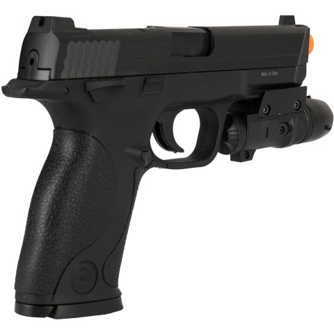 UK ARMS G53 Airsoft Spring Pistol w/ Laser - BLACK