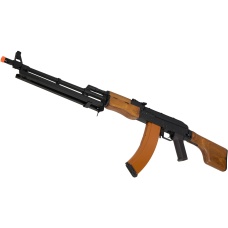 Lancer Tactical RPK Airsoft LMG AEG Rifle w/ Bipod & Folding Stock - WOOD