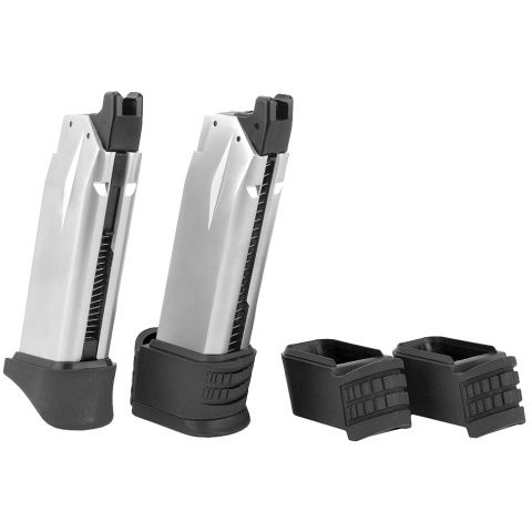 WE Tech DM 3.8 Compact Gas Blowback Airsoft Pistol - BLACK