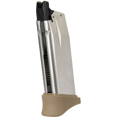 WE Tech X-Tactical 3.8 Compact Gas Blowback Airsoft Pistol - TAN