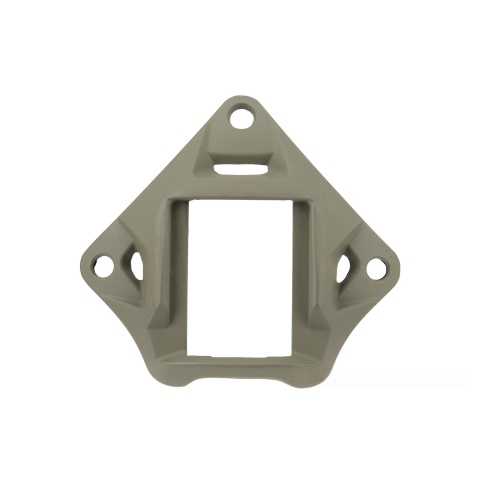 Lancer Tactical Aluminum Airsoft Helmet NVG Shroud - FOILAGE GREEN
