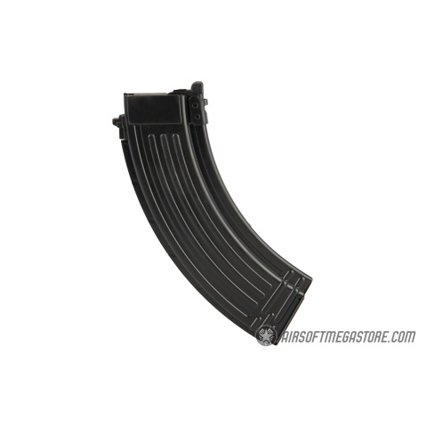 GHK 40rd Metal AK Gas Magazine for Airsoft Rifles- BLACK
