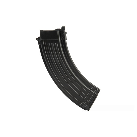 GHK 40rd Metal AK CO2 Magazine for Airsoft Rifles - BLACK