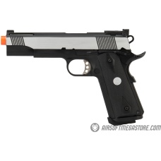 Army Armament Full Metal R30 1911 Gas Blowback Airsoft Pistol - BLACK / SILVER