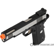 Army Armament Full Metal R30 1911 Gas Blowback Airsoft Pistol - BLACK / SILVER