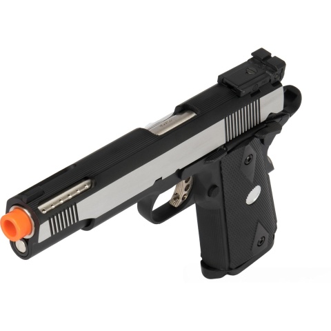 Army Armament Full Metal R30 1911 Gas Blowback Airsoft Pistol - BLACK / SILVER