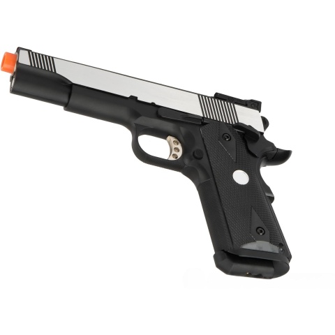 Army Armament Full Metal R30 1911 Gas Blowback Airsoft Pistol - BLACK / SILVER