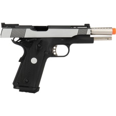 Army Armament Full Metal R30 1911 Gas Blowback Airsoft Pistol - BLACK / SILVER