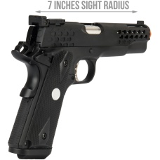 Army Armament Full Metal R30 1911 Gas Blowback Airsoft Pistol - BLACK