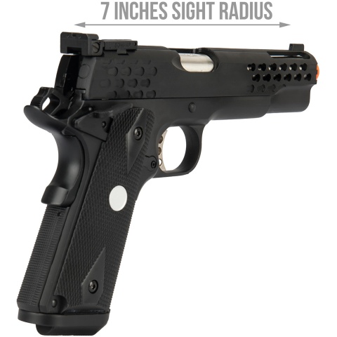 Army Armament Full Metal R30 1911 Gas Blowback Airsoft Pistol - BLACK