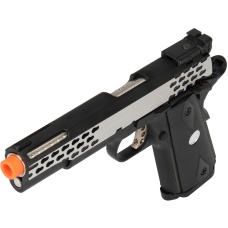 Army Armament Full Metal R30 1911 Gas Blowback Airsoft Pistol - BLACK / SILVER
