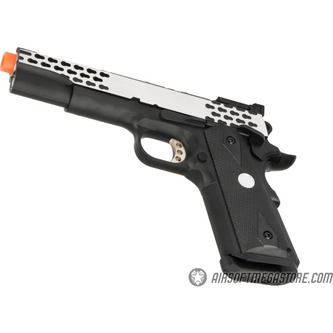 Army Armament Full Metal R30 1911 Gas Blowback Airsoft Pistol - BLACK / SILVER