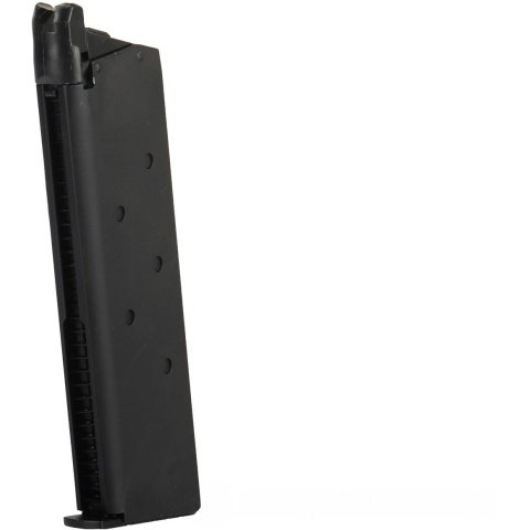 Army Armament Full Metal R31 1911 Gas Blowback Airsoft Pistol w/ Silver Barrel - BLACK