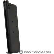 Army Armament Full Metal R31 1911 Gas Blowback Airsoft Pistol w/ Imitation Wood Grips - BLACK / SILVER