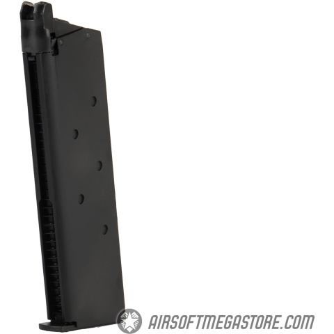 Army Armament Full Metal R31 1911 Gas Blowback Airsoft Pistol w/ Imitation Wood Grips - BLACK / SILVER