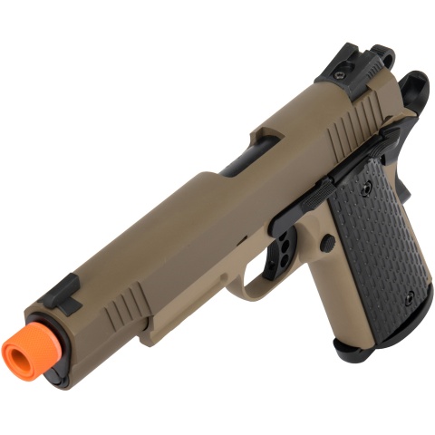Army Armament Full Metal R28 1911 Gas Blowback Airsoft Pistol - TAN