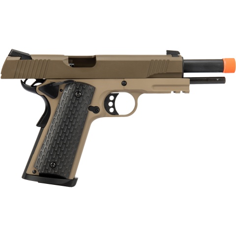 Army Armament Full Metal R28 1911 Gas Blowback Airsoft Pistol - TAN