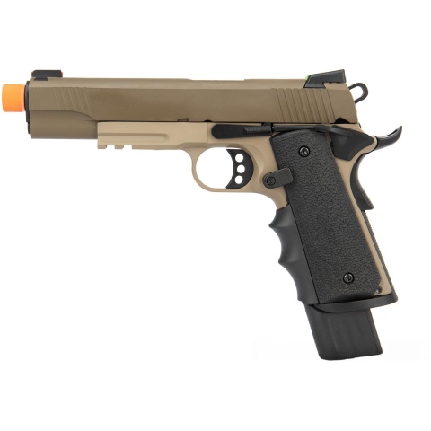 Army Armament Full Metal R32 Gas Blowback Airsoft Pistol - TAN