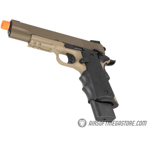 Army Armament Full Metal R32 Gas Blowback Airsoft Pistol - TAN