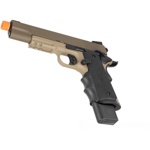 Army Armament Full Metal R32 Gas Blowback Airsoft Pistol - TAN