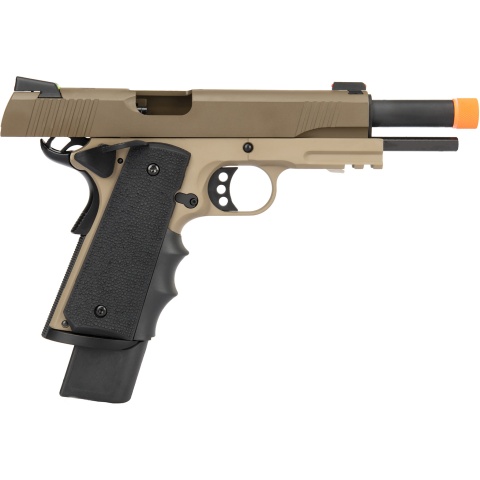 Army Armament Full Metal R32 Gas Blowback Airsoft Pistol - TAN
