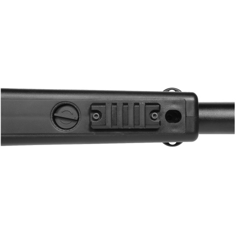 WellFire MK96 Covert Airsoft Sniper Rifle w/ Scope & Bipod - BLACK