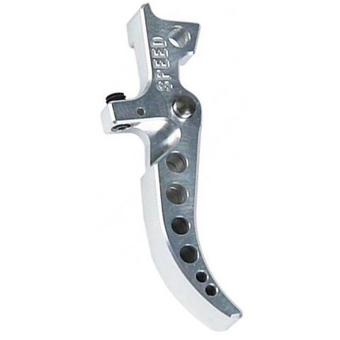 Speed Airsoft Curved Tunable AEG Trigger for M4 / M16 - SILVER