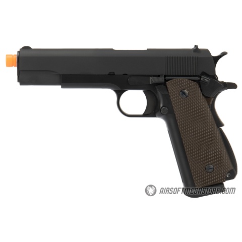 WE Tech 1911 High Capacity Full Metal Airsoft Gas Blowback Pistol - BLACK