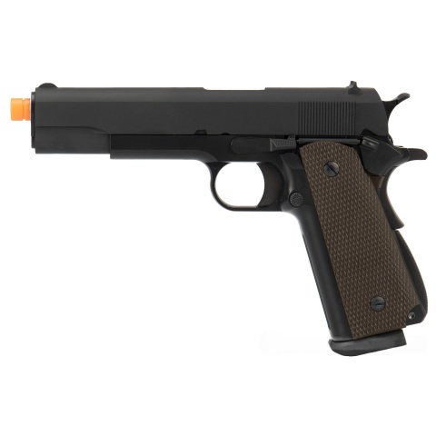WE Tech 1911 High Capacity Full Metal Airsoft Gas Blowback Pistol - BLACK