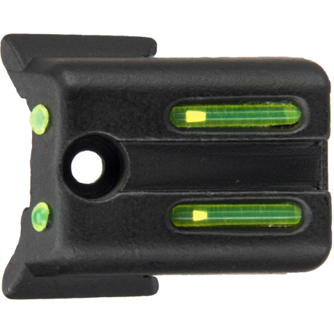 Army Armament Fiber Optic Rear Sight for 1911 Airsoft Pistols - YELLOW
