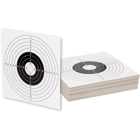 Lancer Tactical Cardboard Bullseye Airsoft Targets