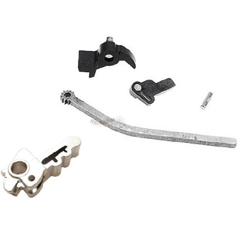 Airsoft Masterpiece CNC Steel Hammer & Sear Set for Marui Hi-Capa Infinity QB - SILVER