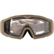 Lancer Tactical Rage Protective Tan Airsoft Goggles - SMOKE/YELLOW/CLEAR LENS