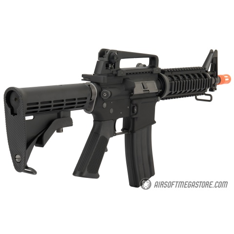 WE Tech Full Metal M4 CQB RIS Open Bolt Gas Blowback Rifle - BLACK
