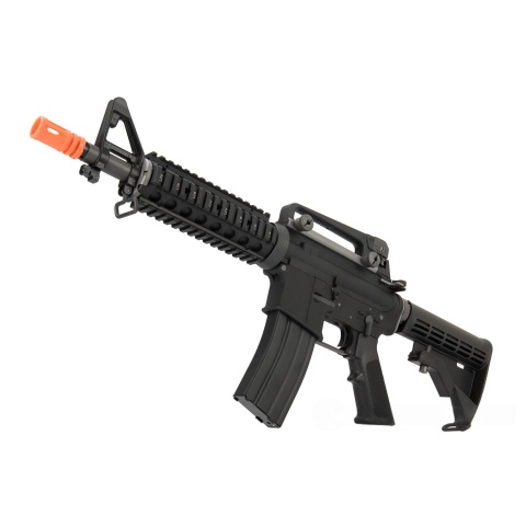 WE Tech Full Metal M4 CQB RIS Open Bolt Gas Blowback Rifle - BLACK