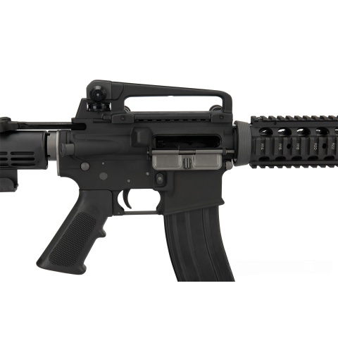 WE Tech Full Metal M4 CQB RIS Open Bolt Gas Blowback Rifle - BLACK