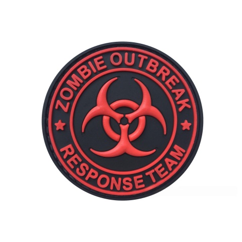 G-Force Zombie Outbreak Response Team PVC Morale Patch - BLACK