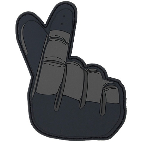 G-Force Love You Gloves PVC Morale Patch - GRAY