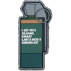 G-Force MK13 Flash Bang PVC Morale Patch - GREEN
