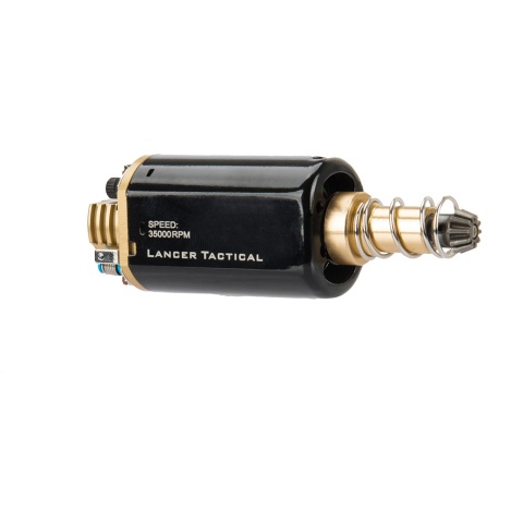 Lancer Tactical Long Type Super High Torque AEG Motor Version 2 [35,000 RPM] - BLACK/GOLD