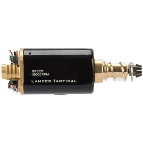 Lancer Tactical Long Type Super High Torque AEG Motor Version 2 [35,000 RPM] - BLACK/GOLD