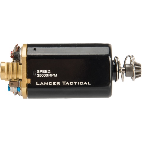 Lancer Tactical Short Type Super High Torque AEG Motor Version 3 [35,000 RPM] - BLACK/GOLD