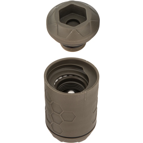 Z-Parts ERAZ Rotative 100BBs Green Gas Airsoft Grenade (Color: OD Green)