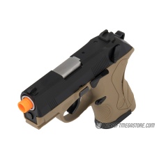 WE Tech Bulldog Compact Full Metal Gas Blowback Airsoft Pistol - TAN