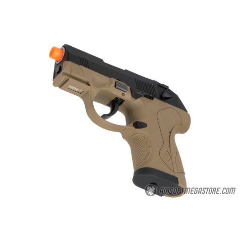 WE Tech Bulldog Compact Full Metal Gas Blowback Airsoft Pistol - TAN
