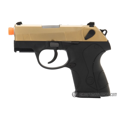 WE Tech Small Dog Full Metal Gas Blowback Airsoft Pistol - TITANIUM GOLD